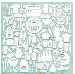 Mintay Chippies BBQ 12"x12" Sheet