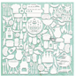 Mintay Chippies BBQ 12"x12" Sheet