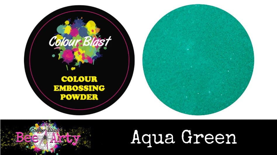 Colour Blast Colour Embossing Powder - Aqua Green