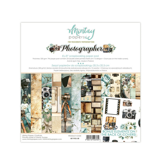 Mintay 8"x8" Paper Pack - Photographer