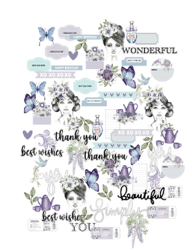 Uniquely Creative Wisteria Lane Creative Die Cuts