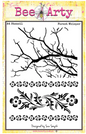 Bee Arty A4 Stencil Forest Whisper