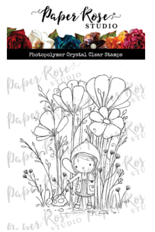 Paper Rose Little Fairy Clear Stamp