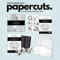Paper Rose White Christmas Card Making Kit