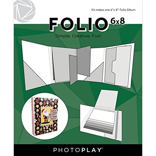 Photoplay Makers Series Folio 6"x8" Album Base - White