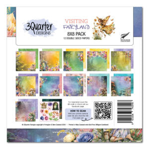 3 Quarter Designs Visiting Fairyland 8"x8" Paper Pack