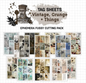 3 Quarter Designs Vintage Grunge & Things Ephemera Fussy Cutting Pack