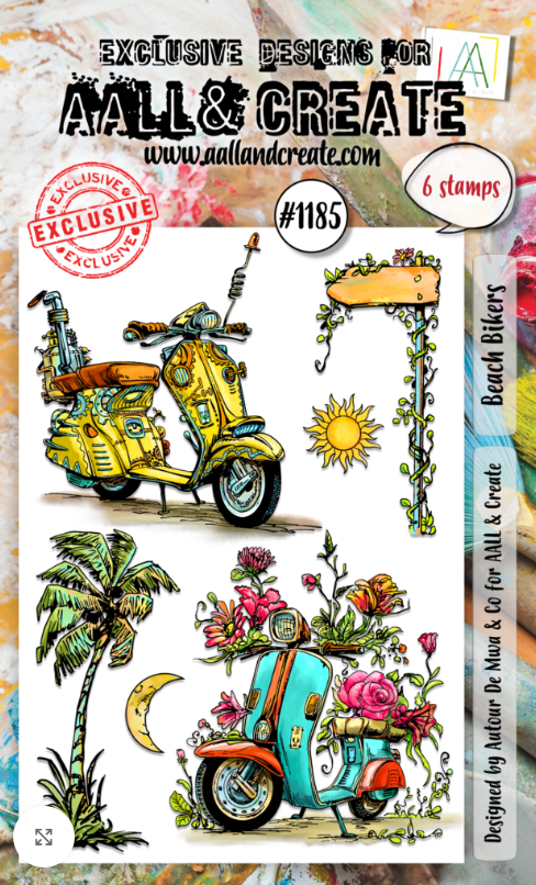 AALL & Create Beach Bikers Stamp Set