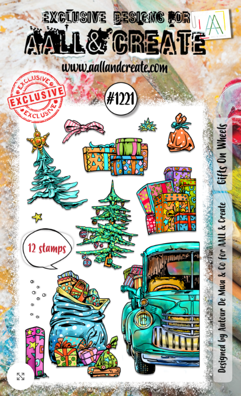 AALL & Create Gifts on Wheels Clear Stamp Set