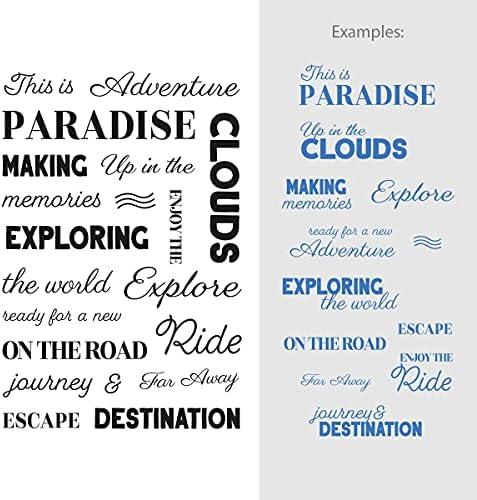 Couture Creations Exploration Sentiment Stamp Set