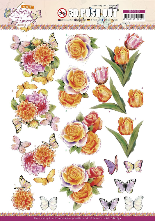 Jeanine's Art - Orange Rose