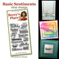 Beccy's Place Basic Sentiment Stamp Set