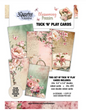 3 Quarter Designs Blossoming Peonies Tuck 'n' Play Cards
