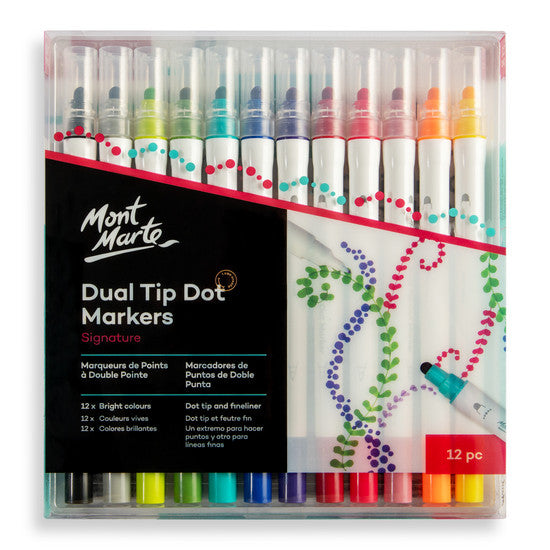 Mont Marte Dual Tip Dot Markers
